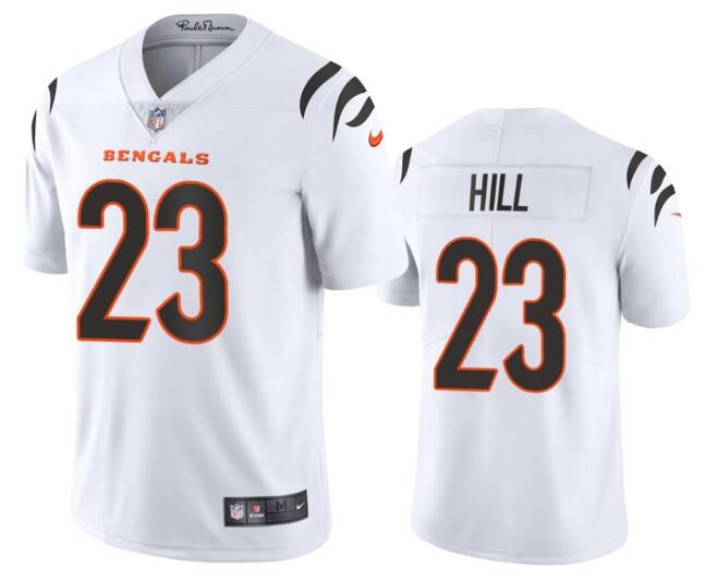 Nike Bengals Men & Women & Youth 23 Daxton Hill White 2022 NFL Draft Vapor Untouchable Limited Jersey,We sell and wholesale Nike Bengals Men & Women & Youth 23 Daxton Hill White 2022 NFL Draft Vapor Untouchable Limited Jersey on line form chian!